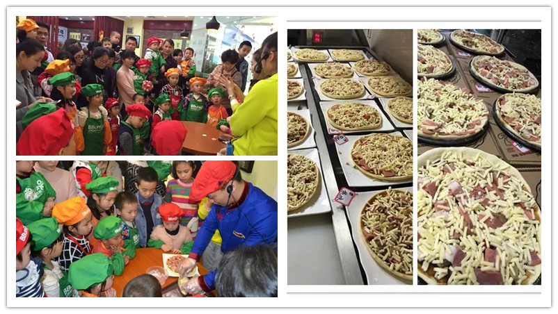 BBunion国际早教莆田中心活动花絮：携手联创比意格，开启披萨DIY盛会